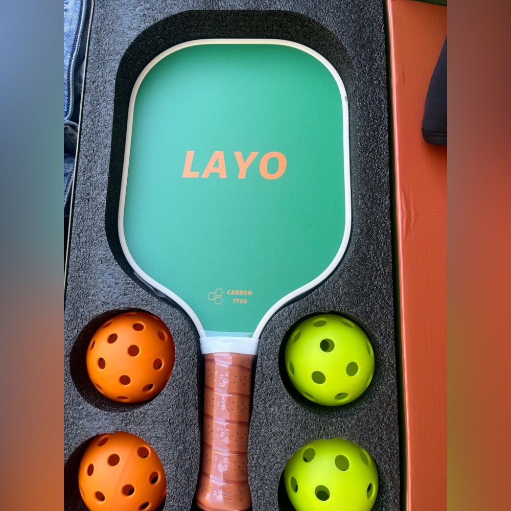 Layo Green Pickleball Paddle Set